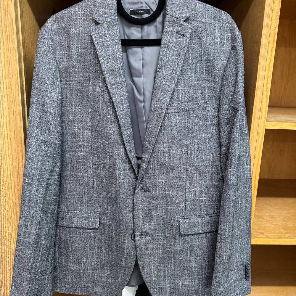 New Look Charcoal Textured Blazer